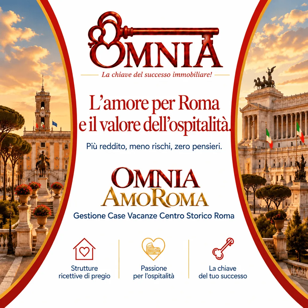 Gestione case vacanze centro storico Roma con OMNIA AmoRoma
