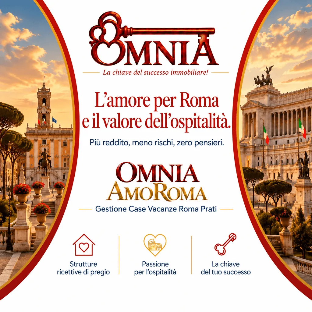 Gestione case vacanze Roma Prati con OMNIA AmoRoma