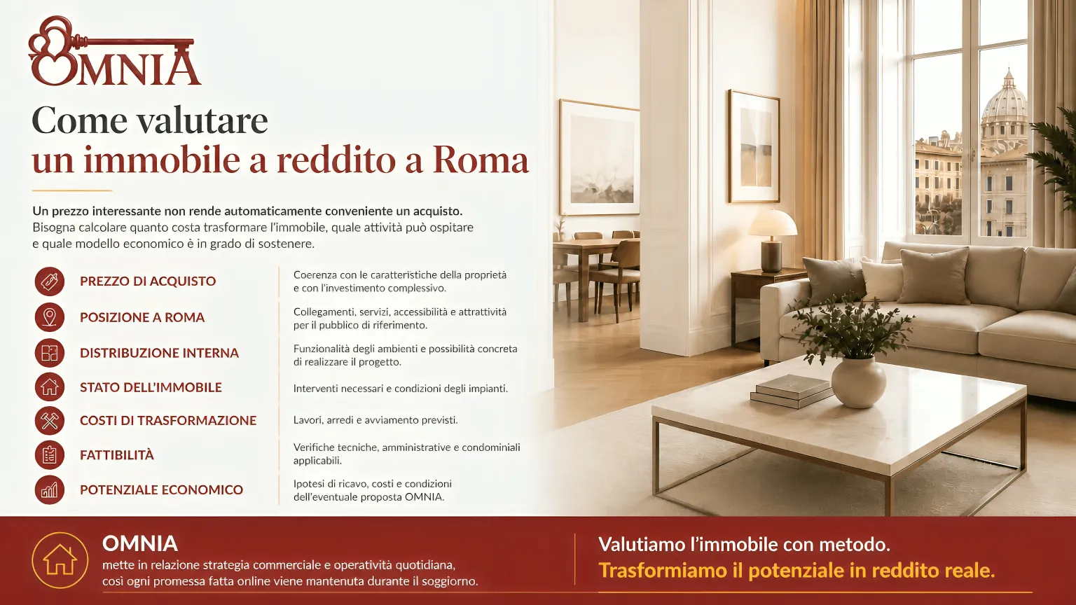 INVESTIMENTO IMMOBILIARE ROMA